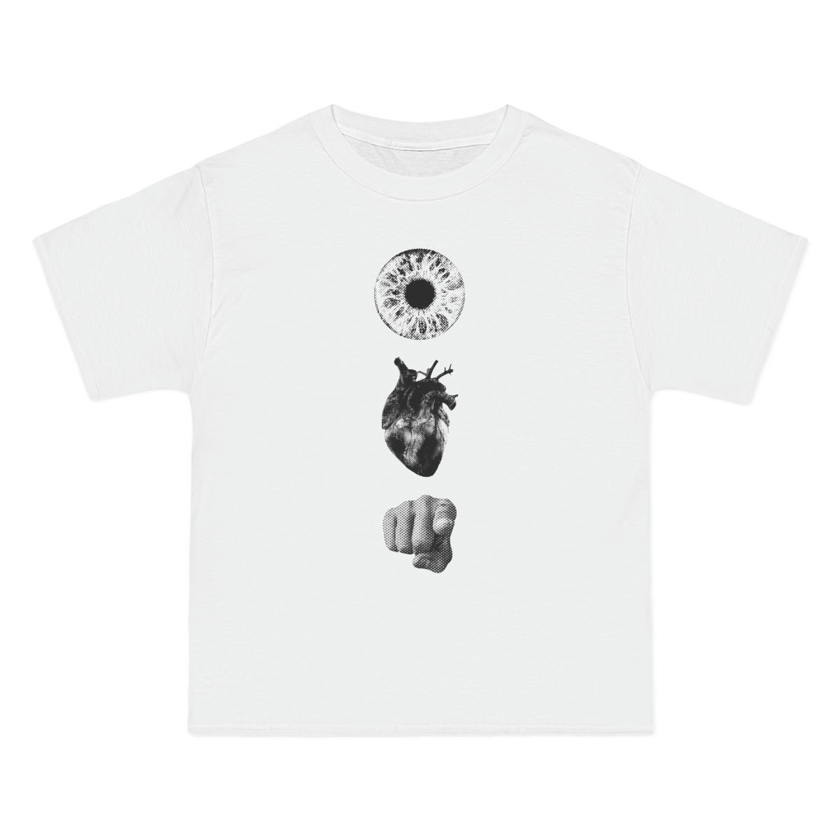 "i<3U" DOUBLE-SIDED DESIGN T-SHIRT