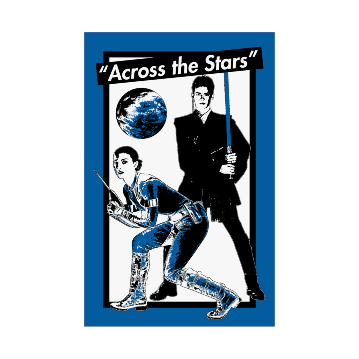 "ACROSS THE STARS" DESIGN POSTER
