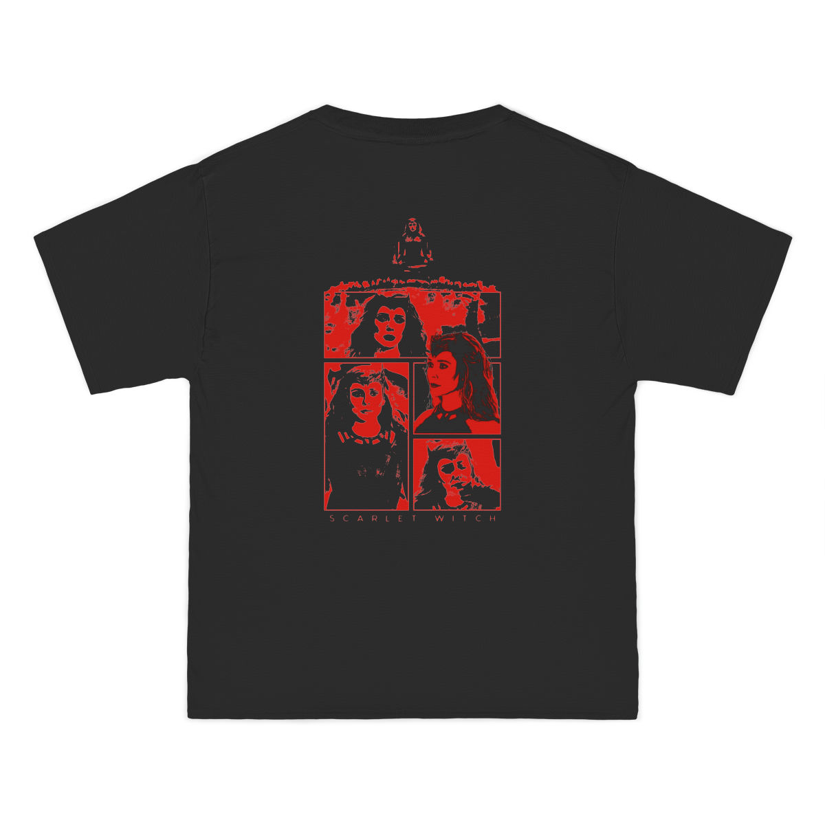SCARLET WITCH DOUBLE SIDED DESIGN T-SHIRT