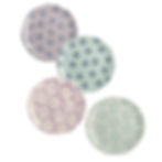 Ceramic Tidbit Plates