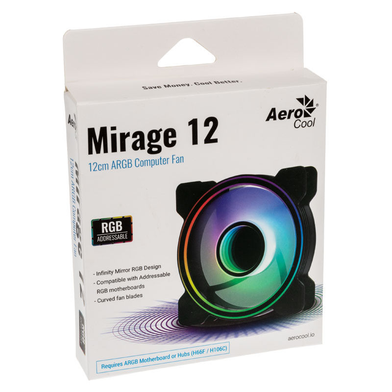 Miniaturebillede: AeroCool Mirage 12 ARGB 120mm