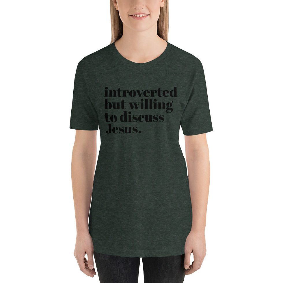 Thumbnail: Introverted = Short-Sleeve Unisex T-Shirt