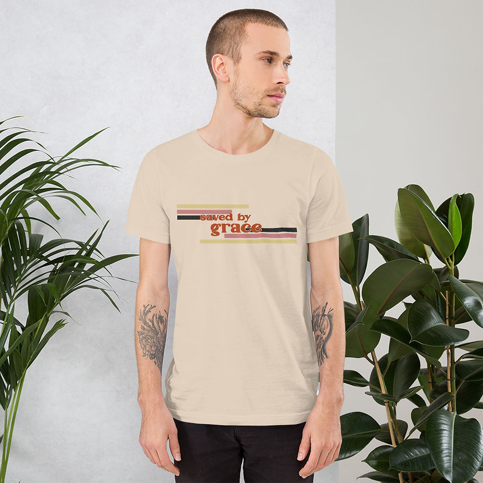 Thumbnail: Saved by Grace - Retro Tee