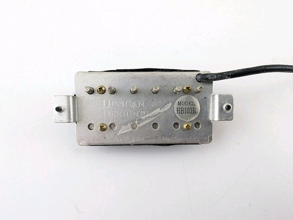 Nickel silver baseplate of Duncan Designed HB-103B pickup