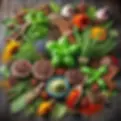 DALL·E 2025-02-04 00.05.24 - An artistic display of fresh herbs and aromatic spices on a r