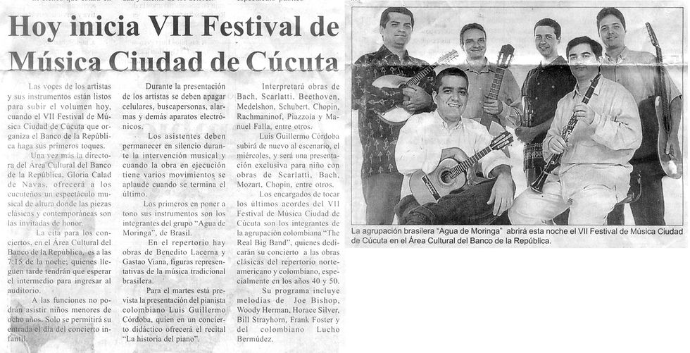 2002 09 09 Jornal Colômbia - Cucuta