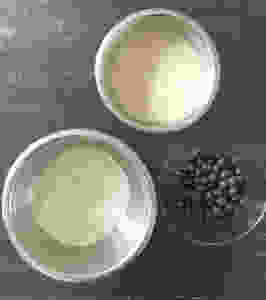 GF Blueberry Pancake ingredients