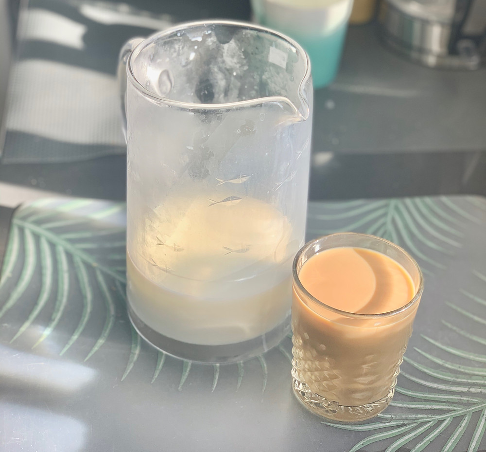 Horchata as coffee creamer