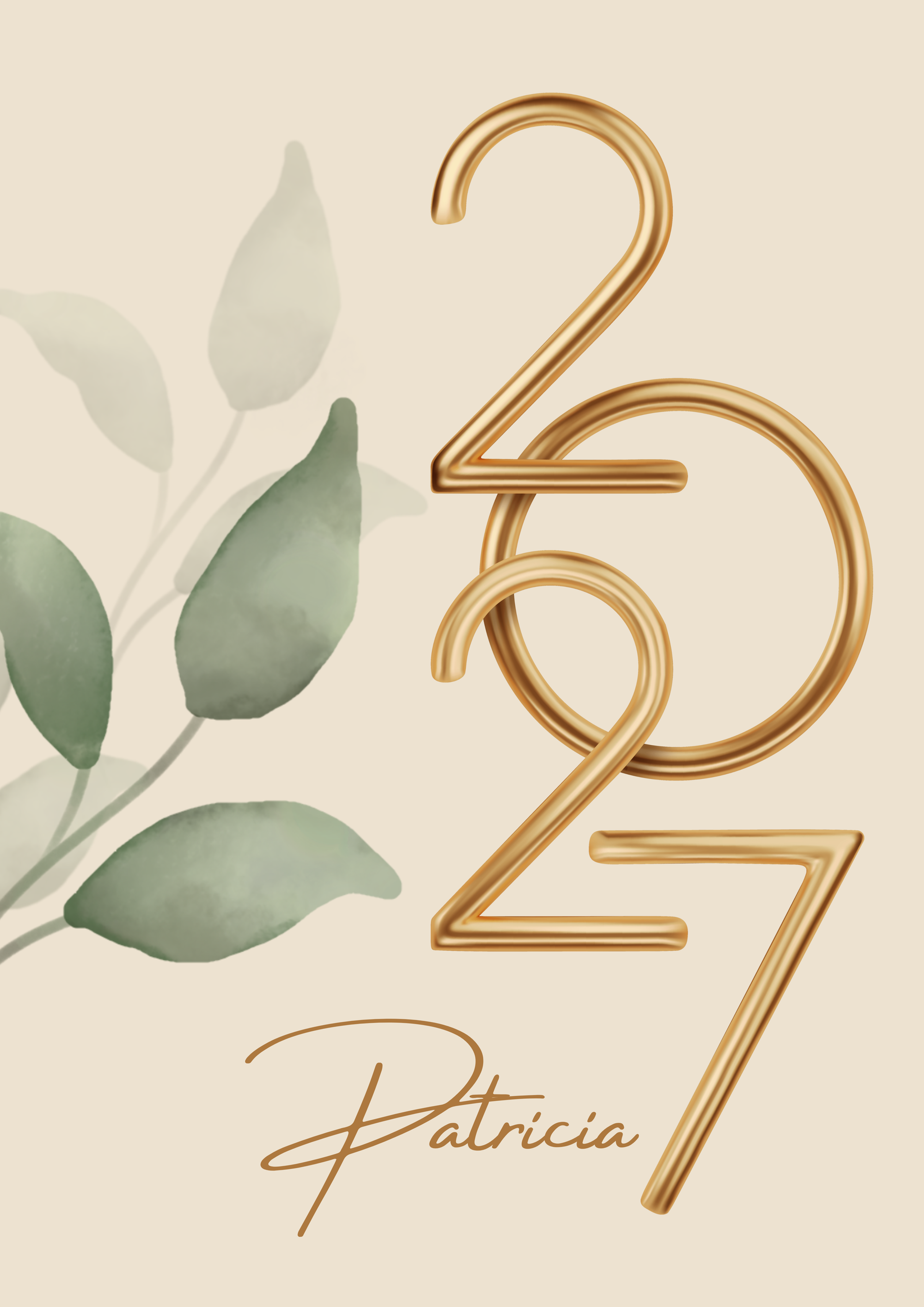 Agenda Personalizada Beige