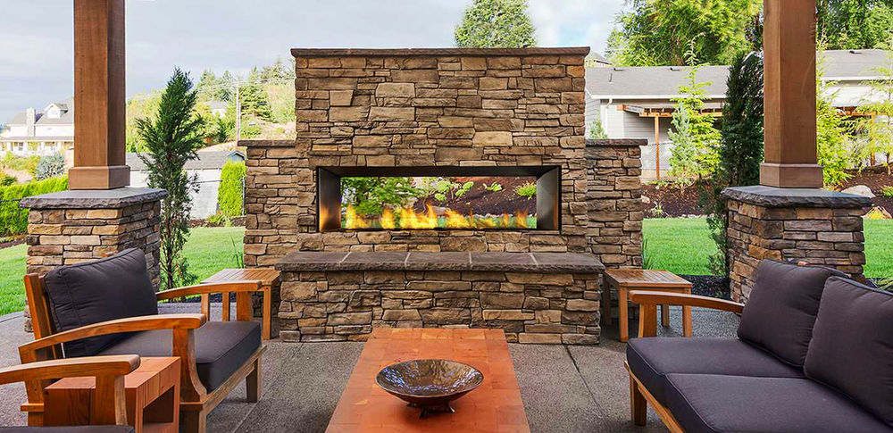 Ideas para poner una chimenea en el jardín