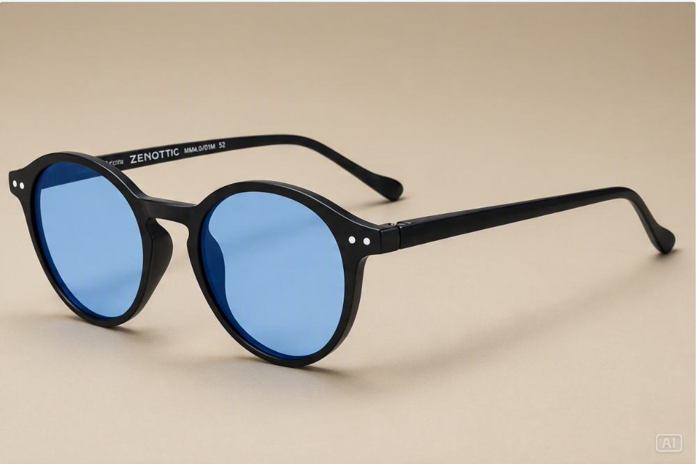 Retro Polarized Round Sunglasses
