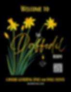 Daffodil Room poster on black