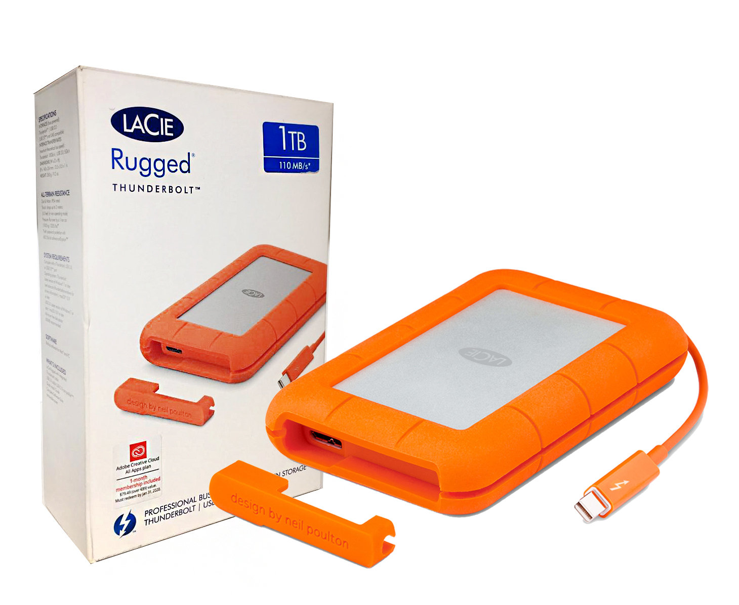 スマートスクラブス ラシー LACIE RUGGED THUNDERBOLT USB-C 4TB