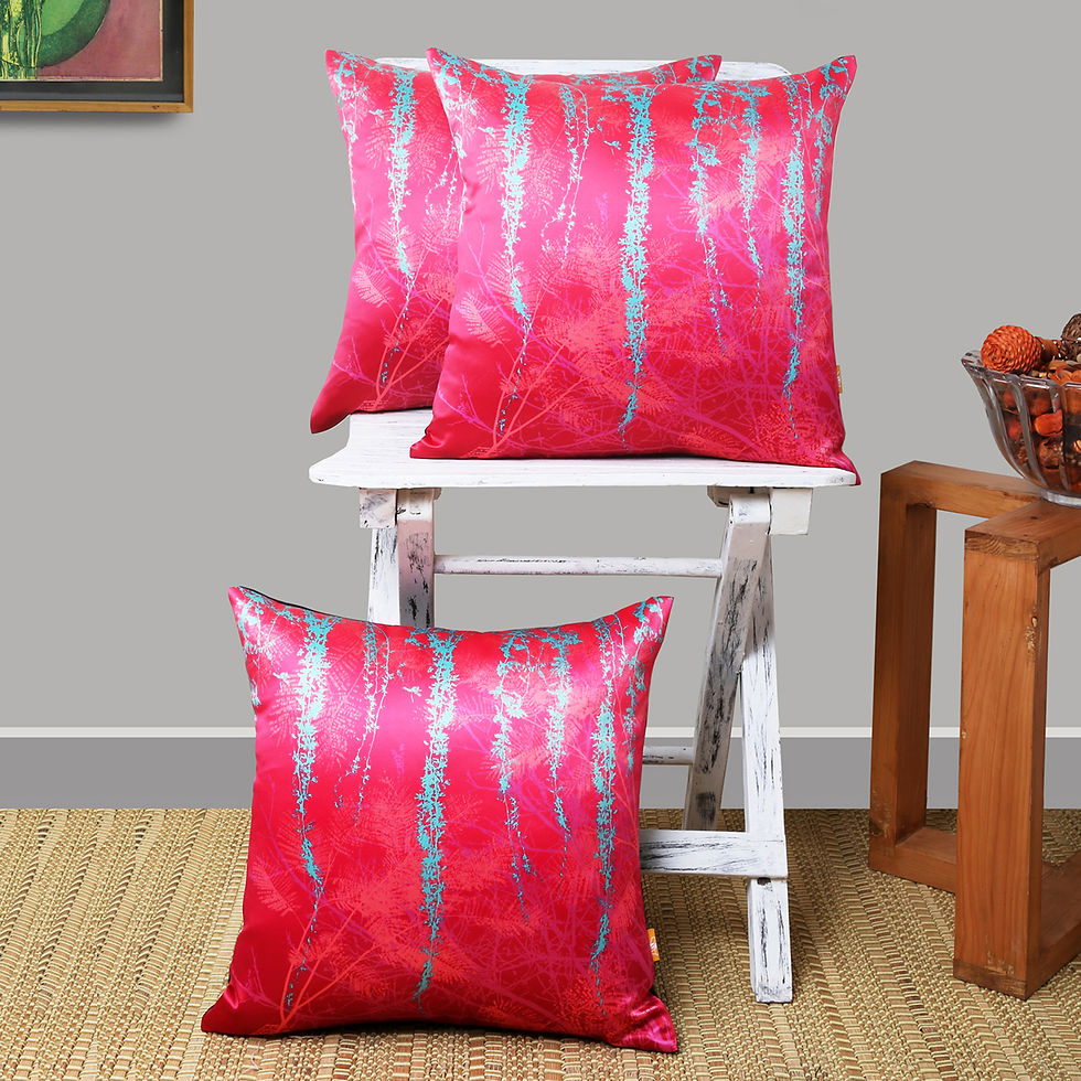 Digital Print Foliage Cushion
