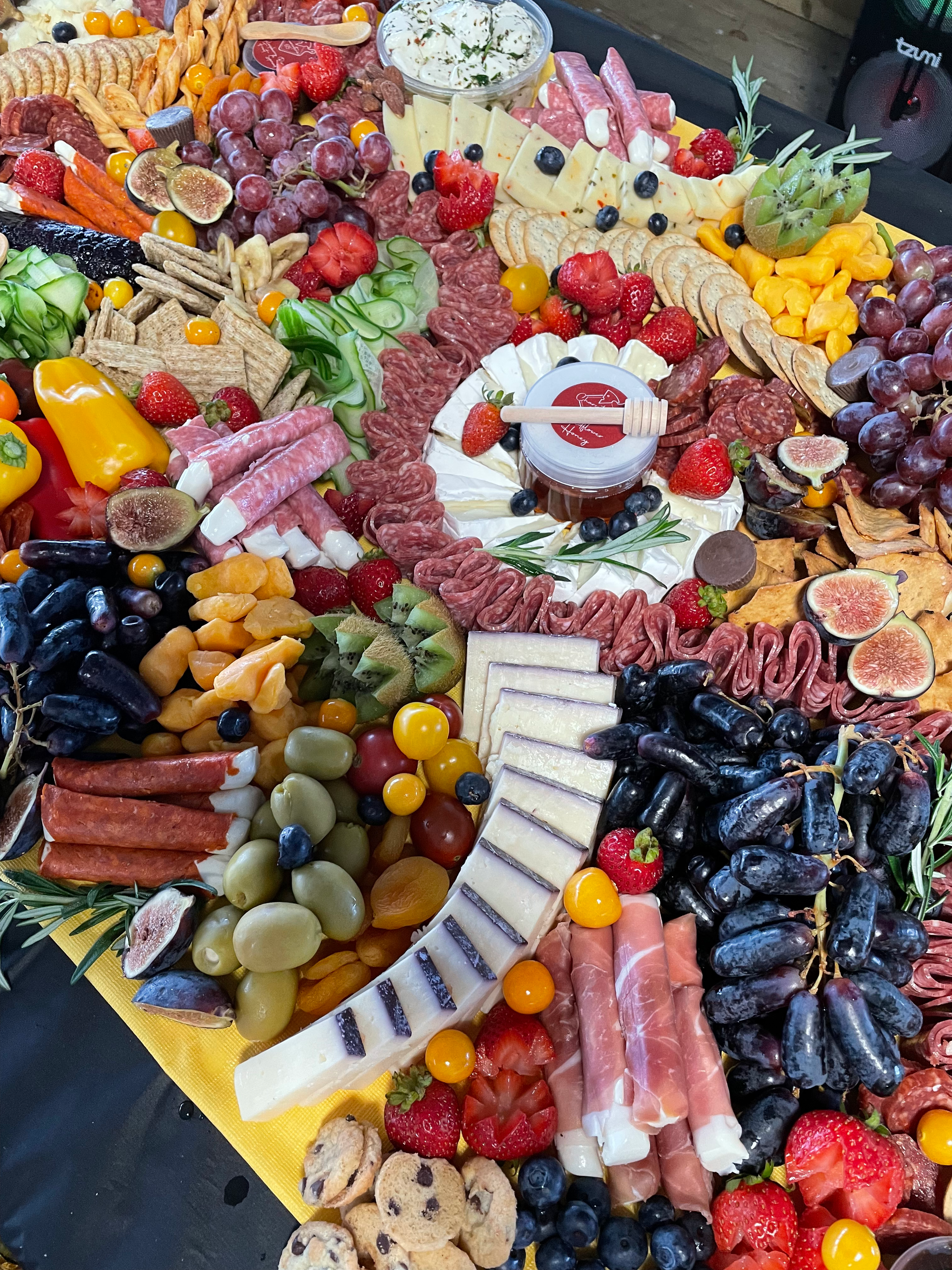 Arranged Food and Objects