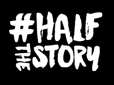 #HalfTheStory logo