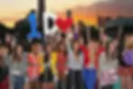 ONE DIRECTION FANS STOOD OUTSIDE A CONCERT