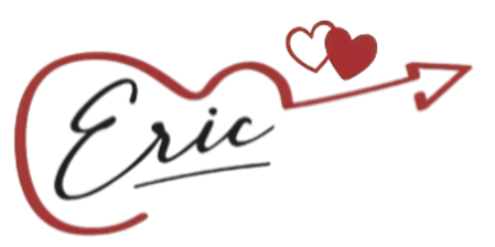 Eric guitar logo + hearts transparant_ed