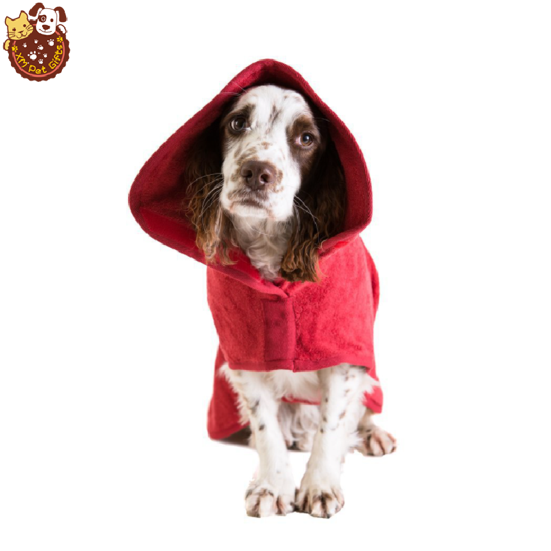 Thumbnail: Pet Towel Bathrobe Drying Moisture Absorbing Coat Luxury Pet Dog Bathrobe
