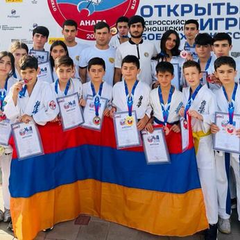 Armenian Karate Team Wins 16 Medals at Youth Martial Arts Festival in Russia