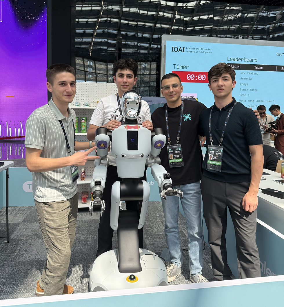 Armenian Students Take Two Bronze Medals at International AI Olympiad in Kazakhstan