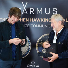 Armenian Astrophysicist Garik Israelian and Queen’s Brian May Honor Physicist Brian Cox With Stephen Hawking Medal