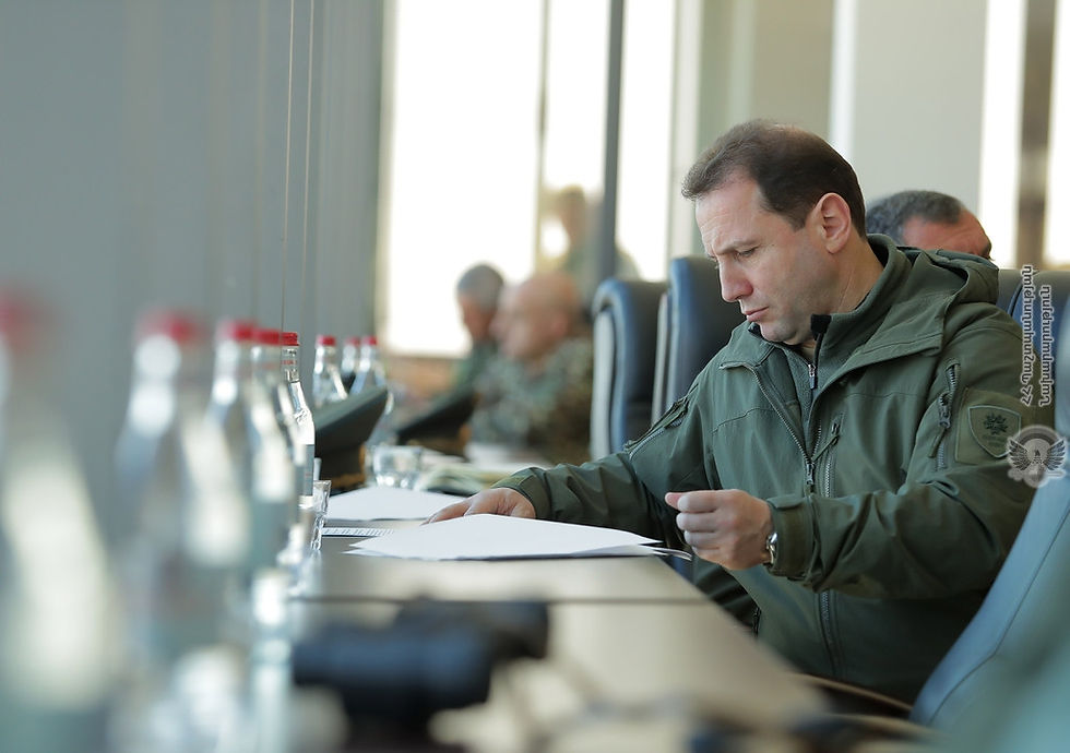 Davit Tonoyan, Armenia’s former defense minister