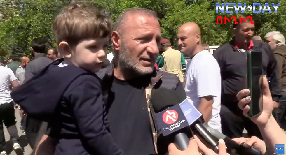 Grieving Father of Fallen Armenian Soldier Sentenced to Prison for Seeking Justice