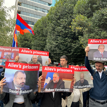 Protest in Yerevan, Demanding the Release of Armenian POWs Held in Azerbaijan Ahead of COP29