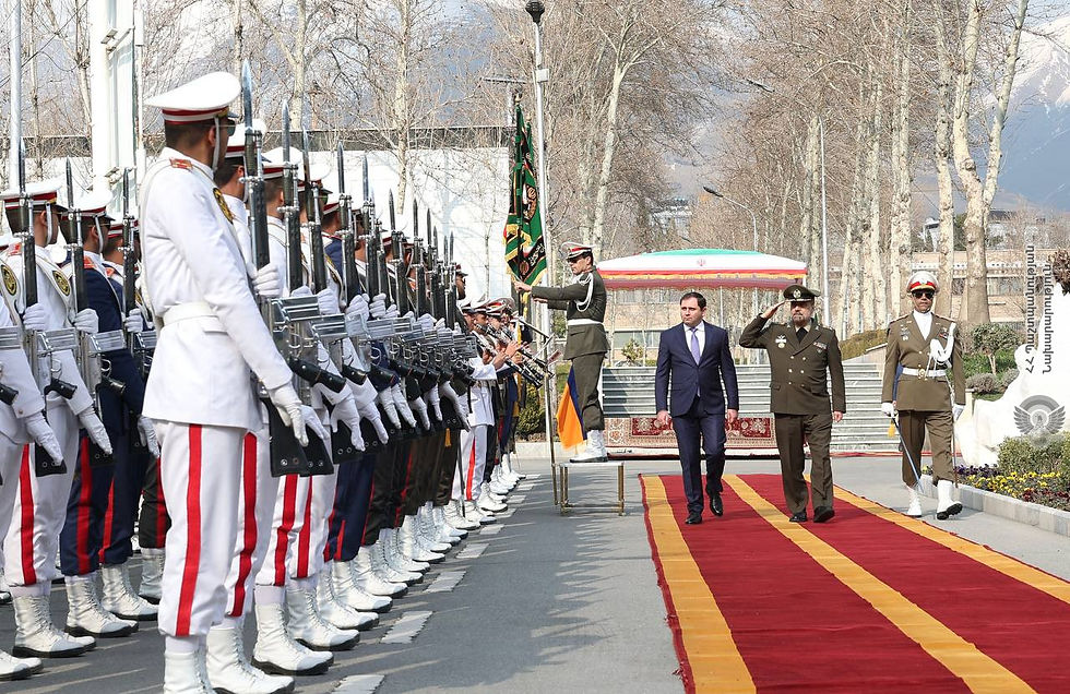 March 2024, Armenian Defense Minister Suren Papikyan traveled to Tehran