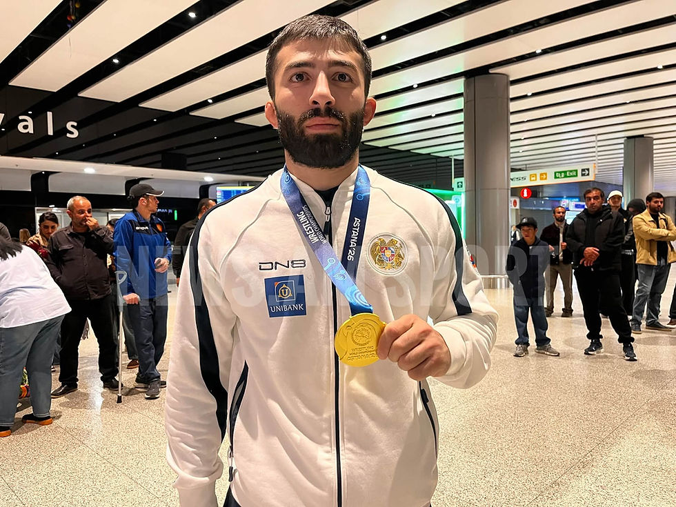 Armenia Welcomes Home World Champion Karen Aslanyan After Golden Victory Over Azerbaijani Rival