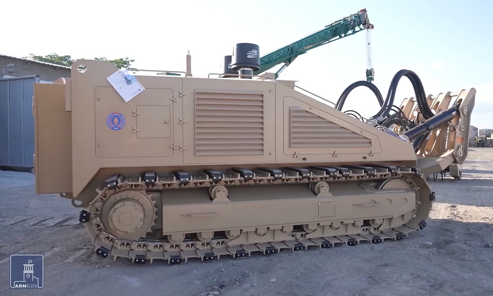 European Union Sends Demining Machines to Help Clear Minefields in Armenia