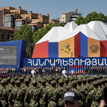 Armenian Government Unveils New Equipment at Massive Republic Day Military Parade Ahead of Elections
