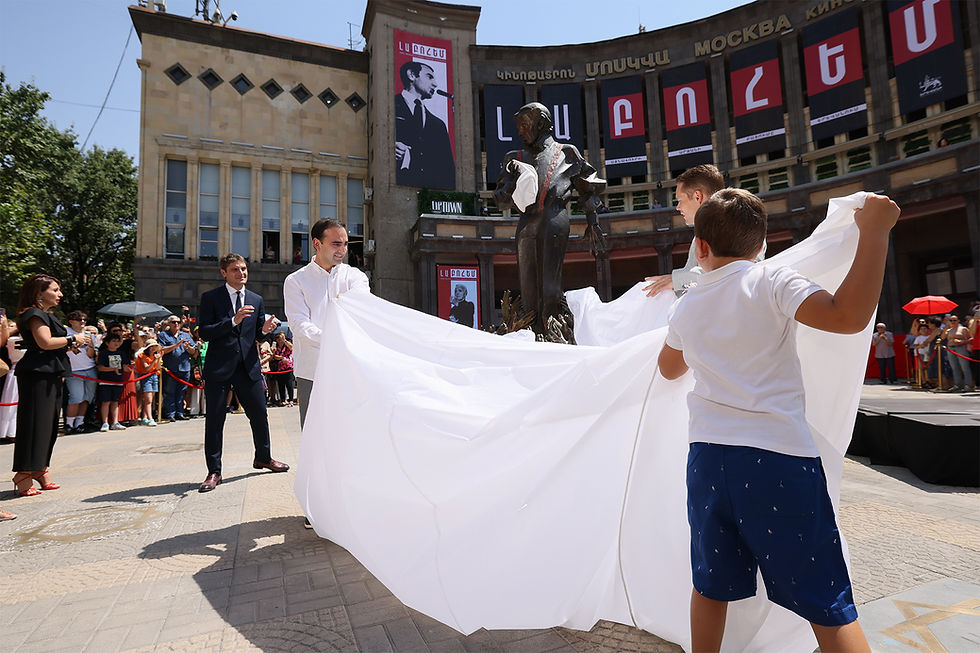 Charles Aznavour’s Statue Unveiled in the Heart of Armenia