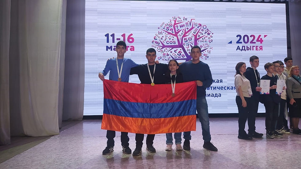 Armenian Students Win Gold and Bronze at 9th Caucasian International Math Olympiad