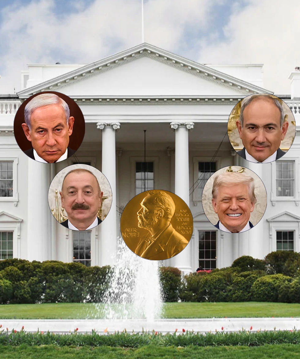 White House Names Pashinyan, Aliyev, Netanyahu Among Leaders Backing Trump for Nobel Peace Prize