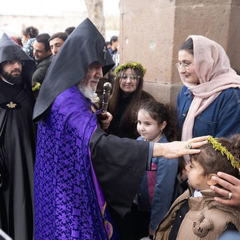 Palm Sunday Celebrated at Christianity’s Oldest Nation, Children Take Center Stage