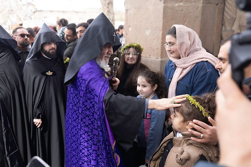 Palm Sunday Celebrated at Christianity’s Oldest Nation, Children Take Center Stage