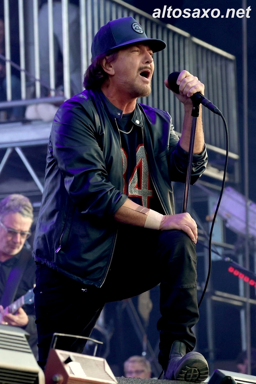 Eddie Vedder of Pearl Jam performs at BottleRock 2024.