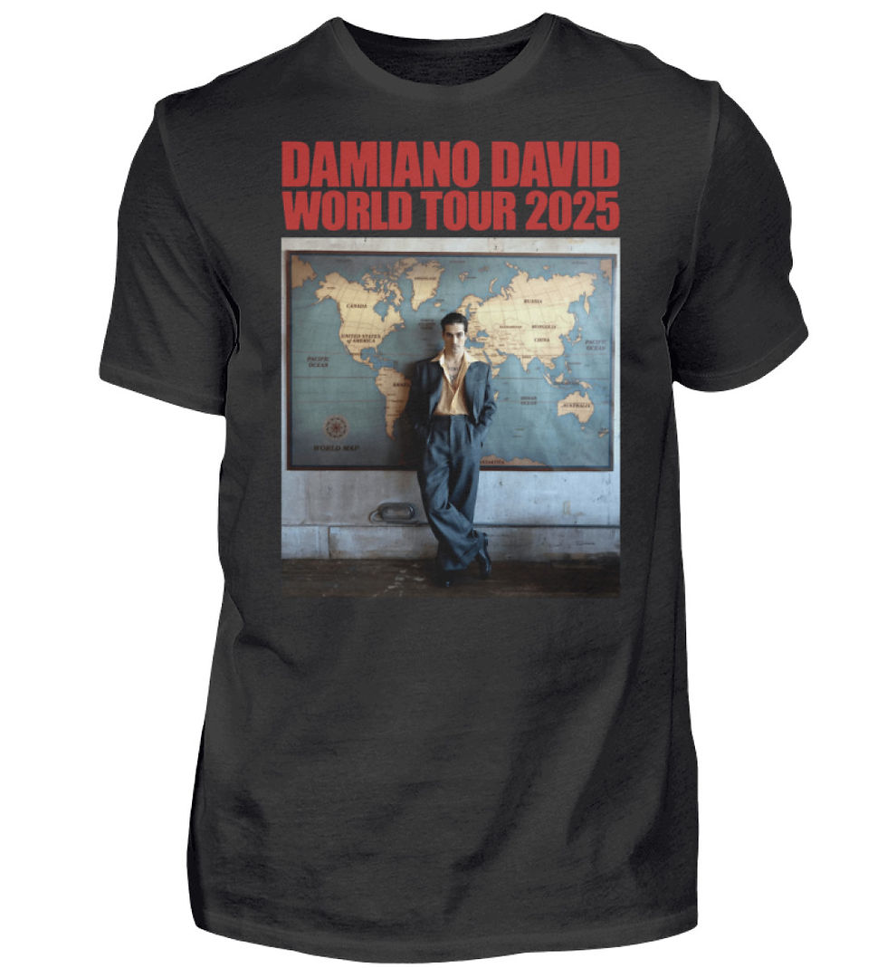 Damiano David | World Tour 2025 T-Shirt Men