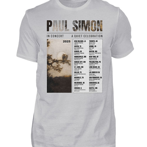 Paul Simon | A Quiet Celebration Tour 2025 T-Shirt Men