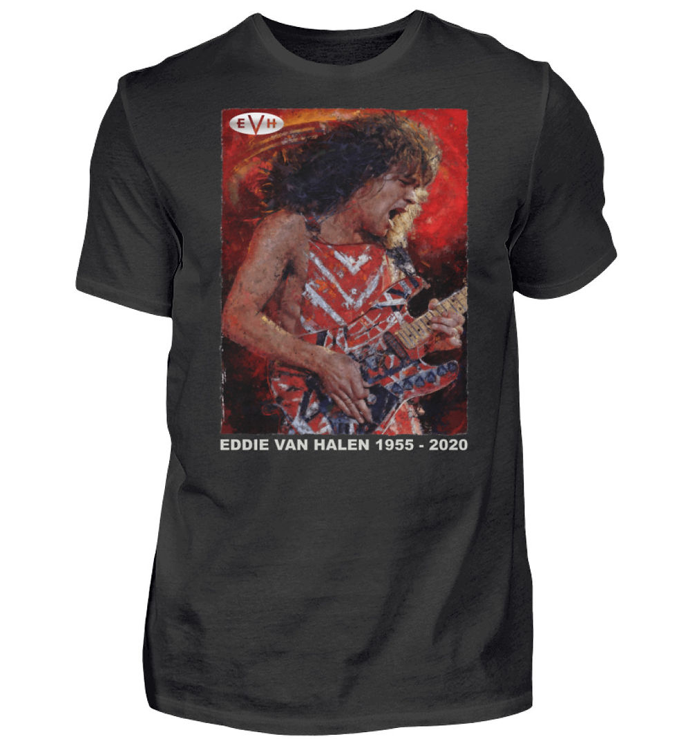 Eddie Van Halen 1955 - 2020 T-Shirt Men