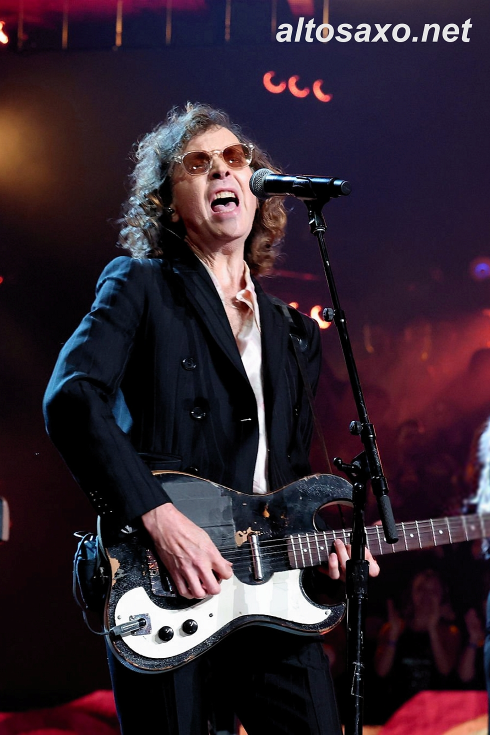 Beck performs at the 2025 Rock & Roll Hall of Fame Induction Ceremony.