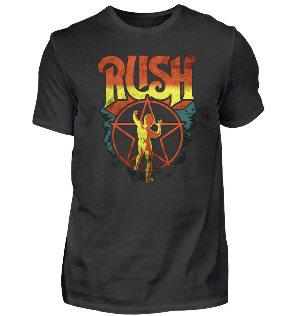 Rush 1976 Starman 2112 T-Shirt Men