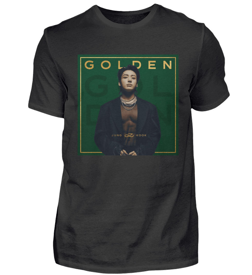 Jungkook | Golden T-Shirt Men