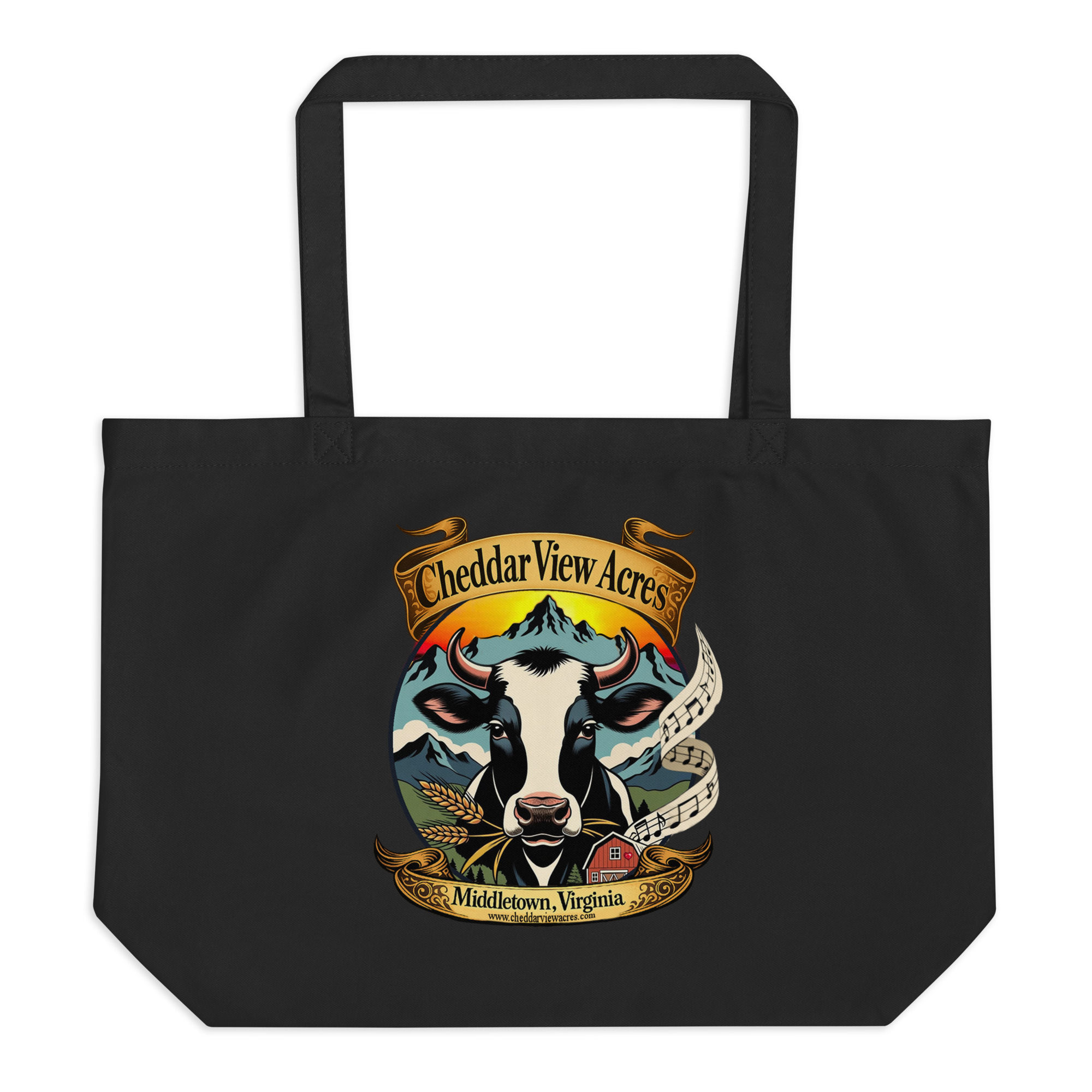 Large organic tote bag