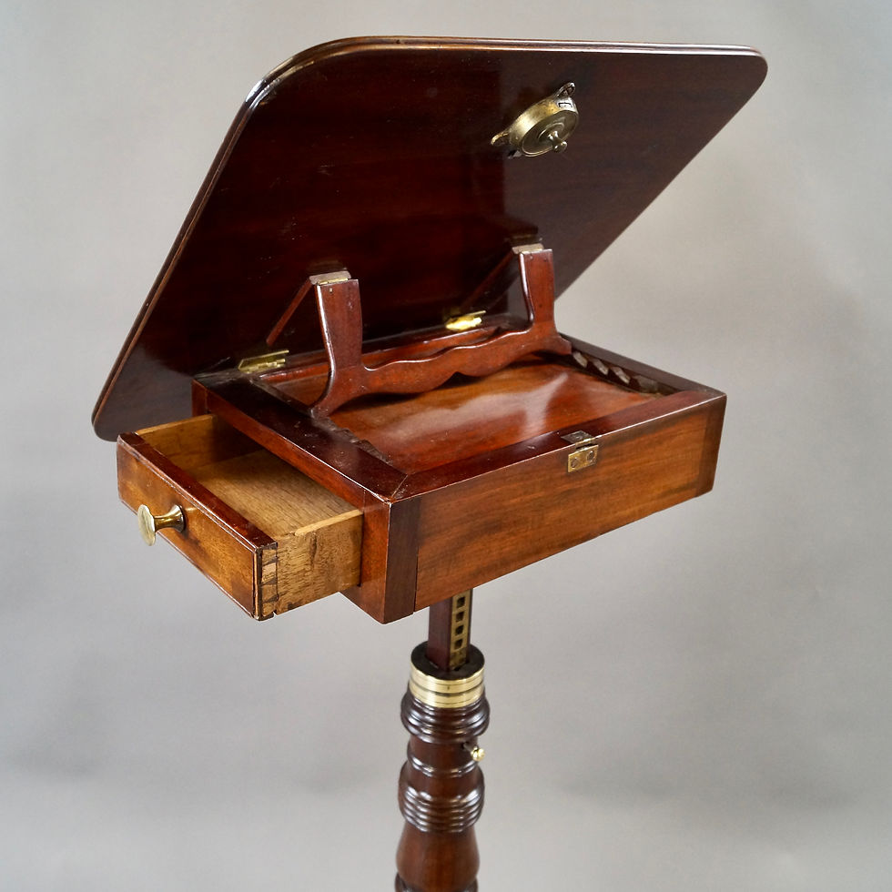 Thumbnail: Regency Mahogany Reading Table