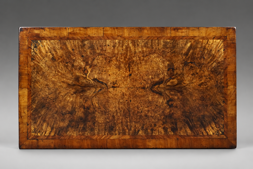 Thumbnail: A Queen Anne Burr walnut chest