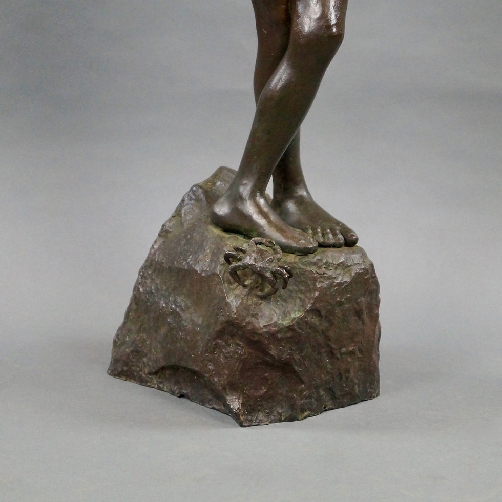 Thumbnail: Bronze Figure Of A Boy By Giuseppe Renda (1859-1939)