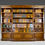 Thumbnail: A Superb Burl Oak Library Bookcase